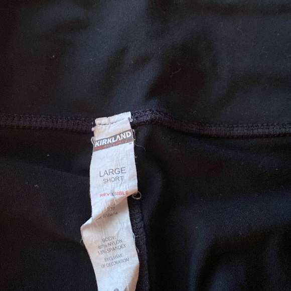 Lot of 2 yoga pants leggings- black and pink and burgundy and light pink - Picture 3 of 7